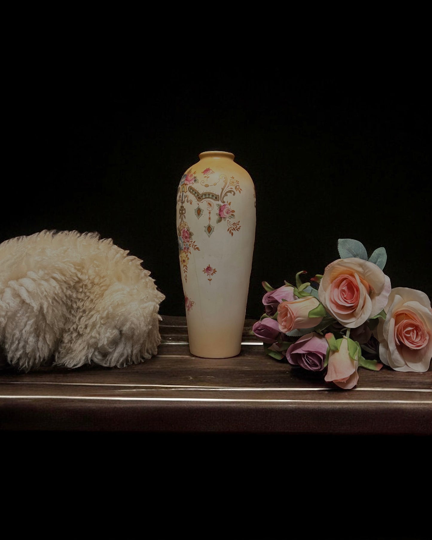 English Crown Devon “Perth” Pattern Vase, Fielding & Co., Stoke-on-Trent, circa 1913-14