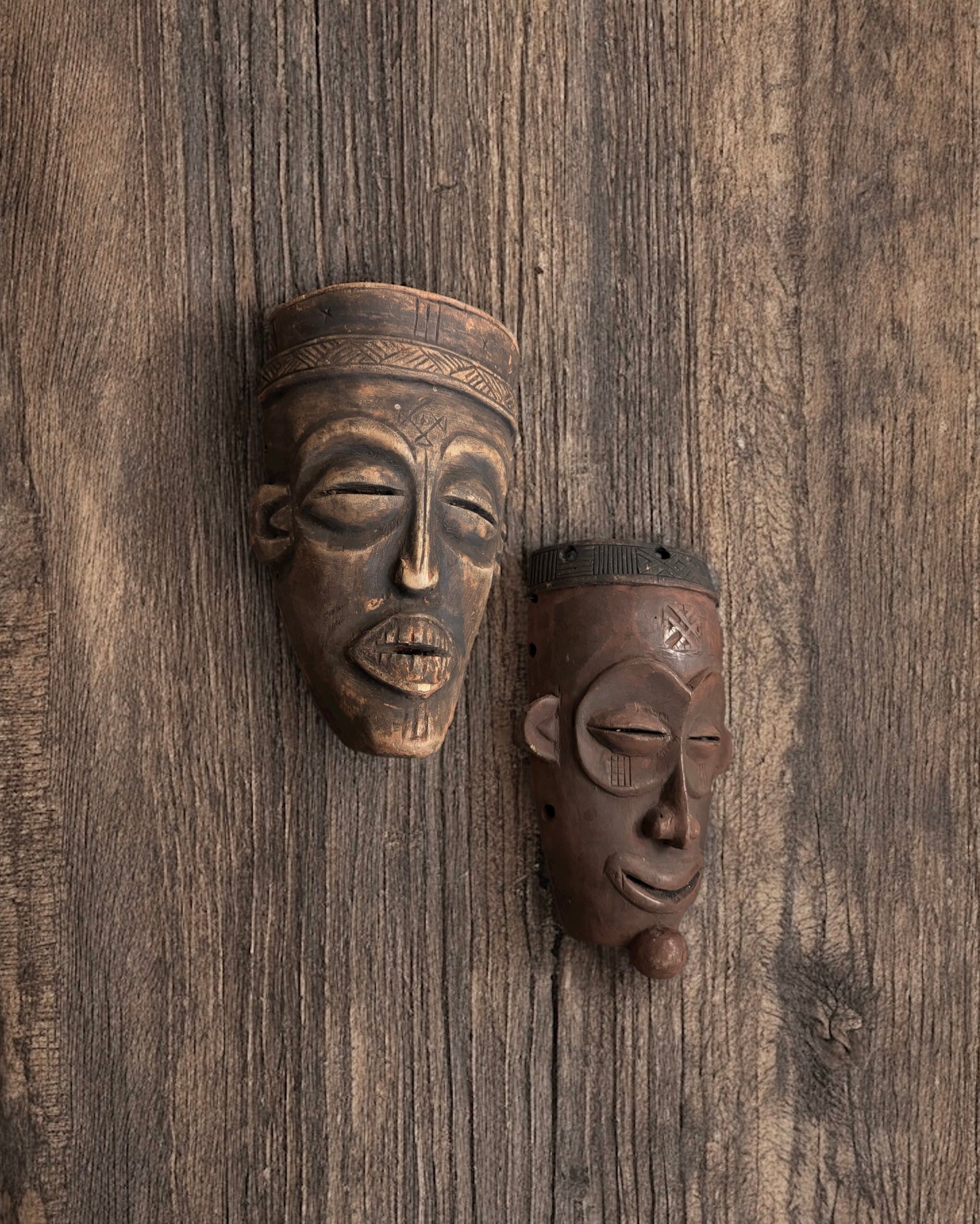 African Chokwe Mwana Pwo Masks