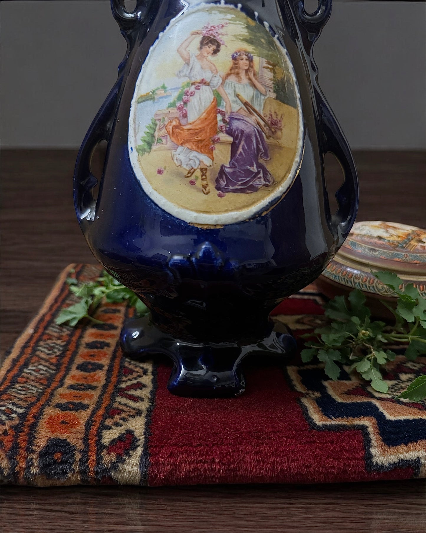 Joseph Strnact Art Nouveau Terracotta Majolica Vase (Vienna, c. 1890-1910)
