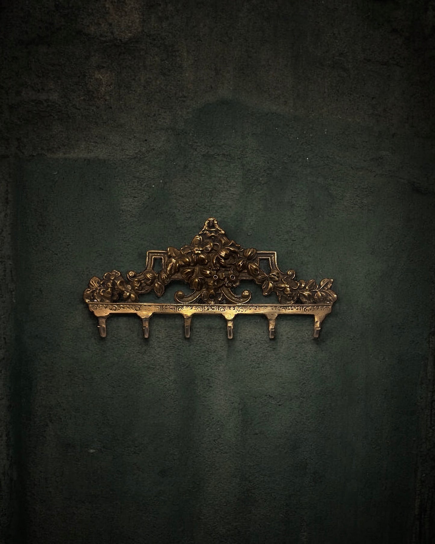 Vintage Italian Brass Key Holder