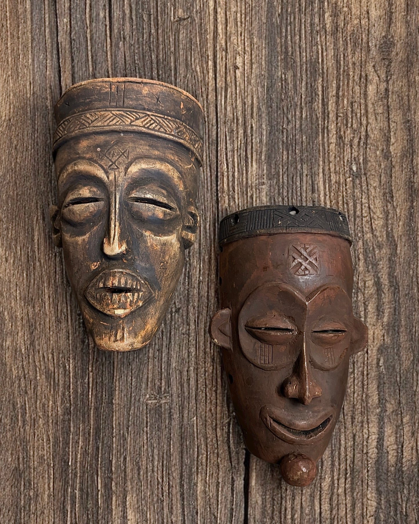 African Chokwe Mwana Pwo Masks