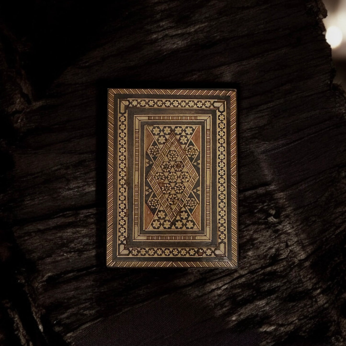 Antique Persian Khatamkari Box