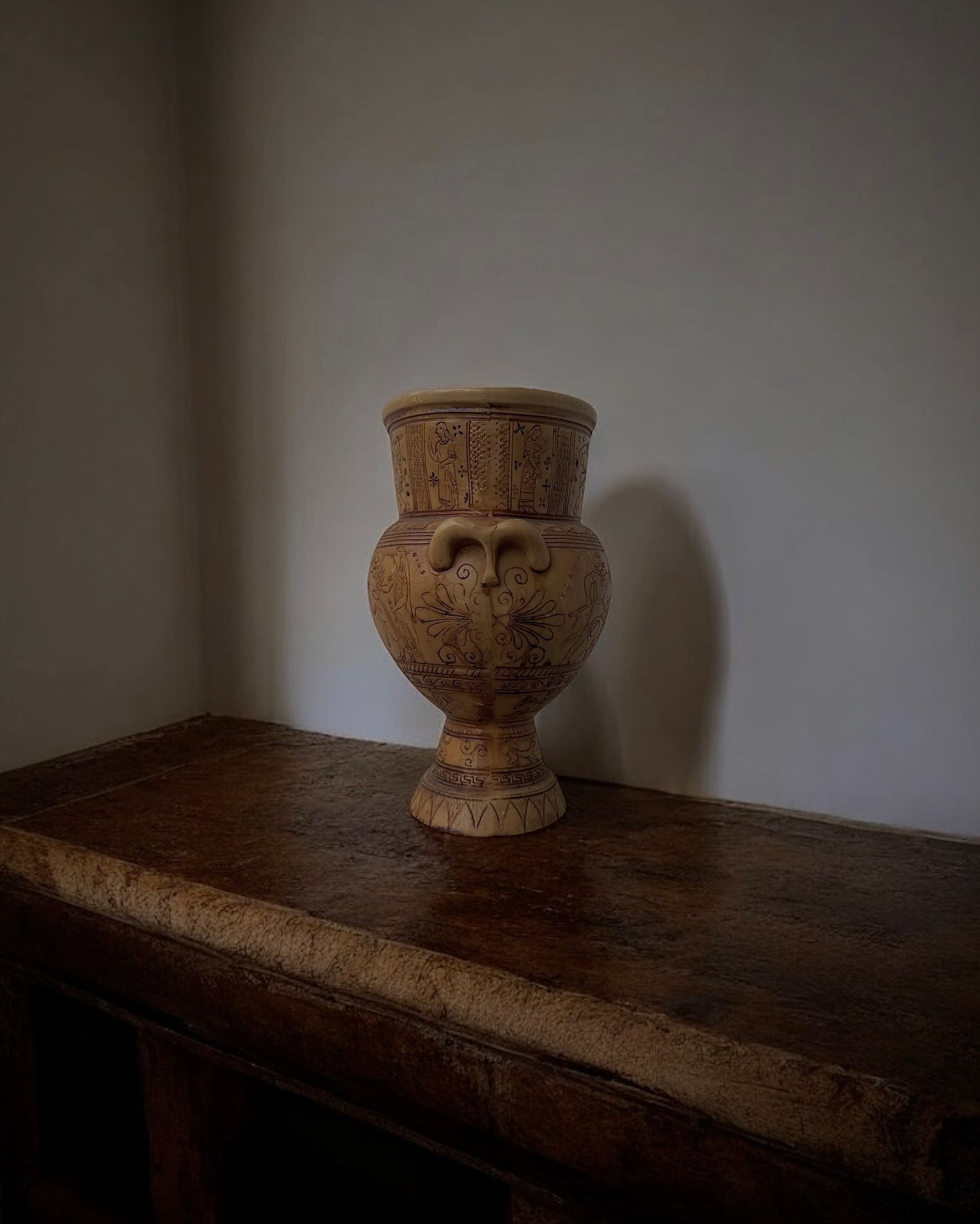 Vintage Resin Greek Vase
