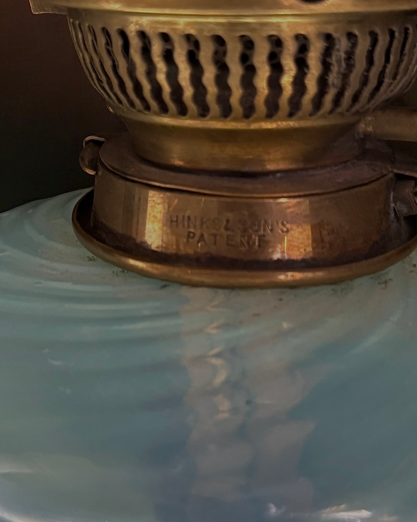 Antique Hinks & Sons Patent British Oil Lamp (circa 1870-1885)