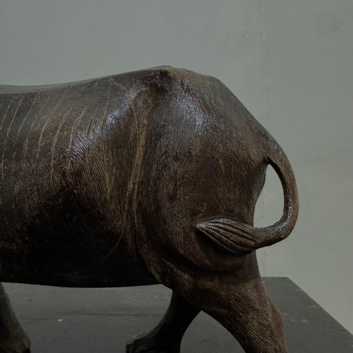 Rhinoceros - Wood Carving