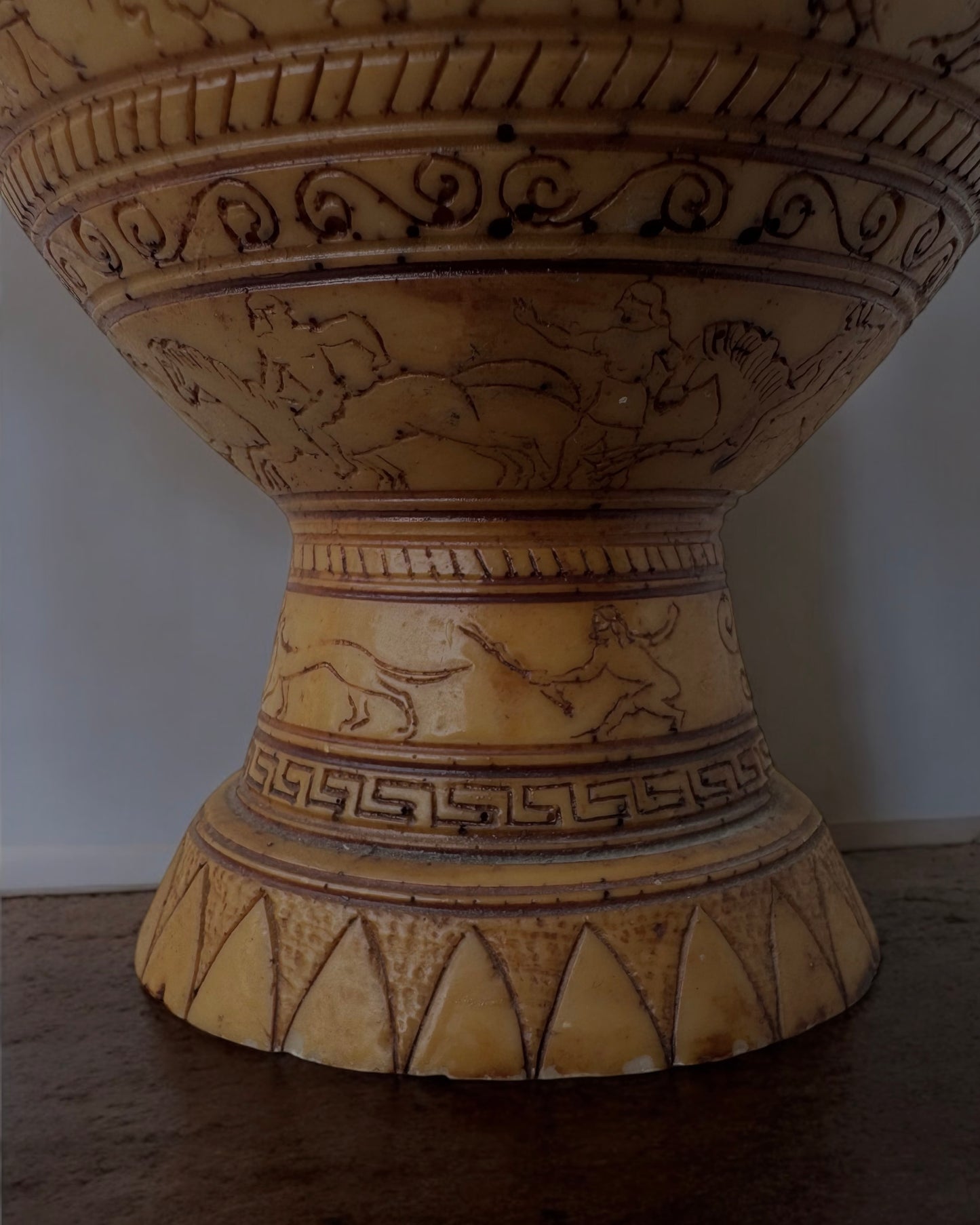 Vintage Resin Greek Vase