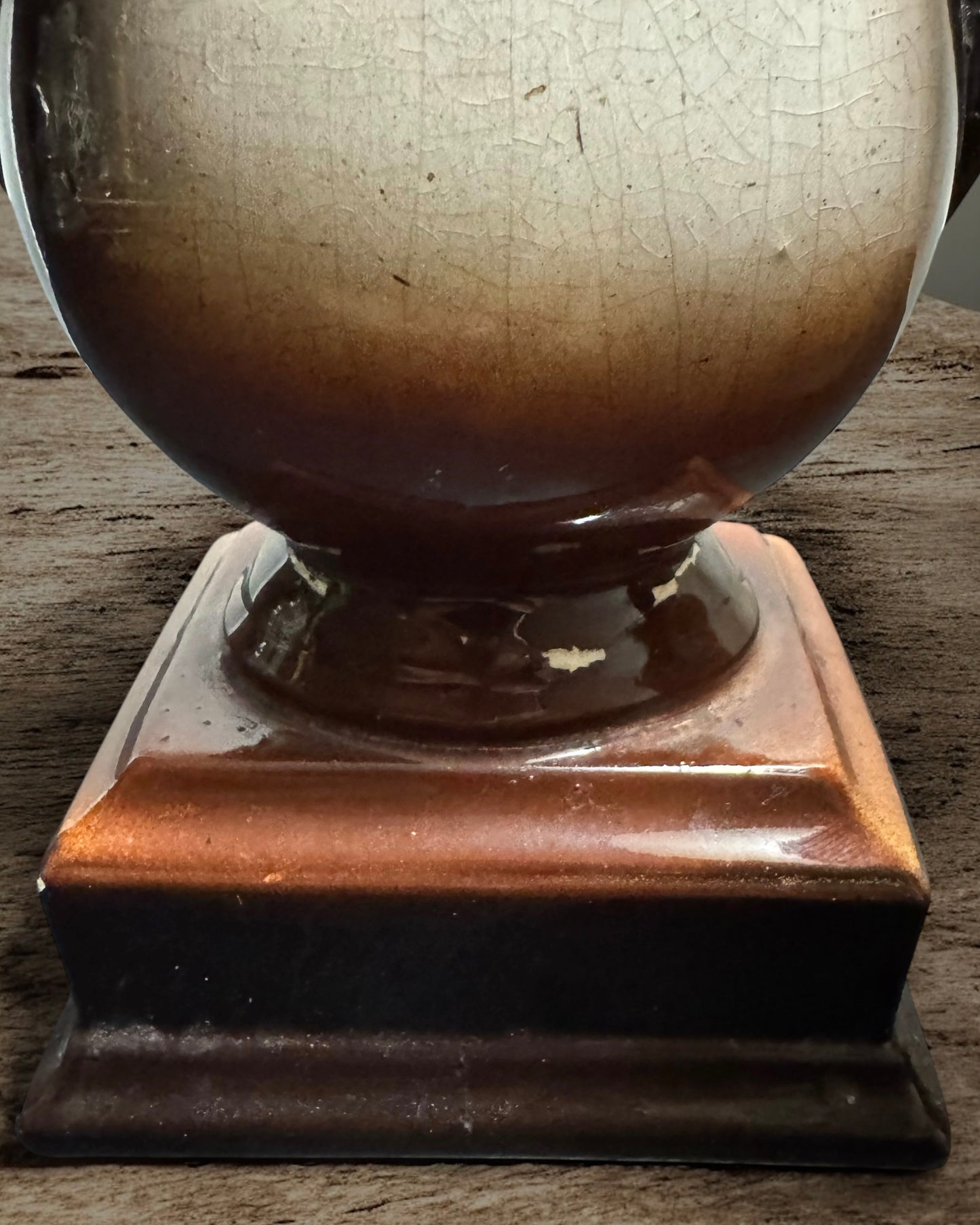 Antique Victorian Art Nouveau Austrian Vase with sealed top (circa 1890-1910)