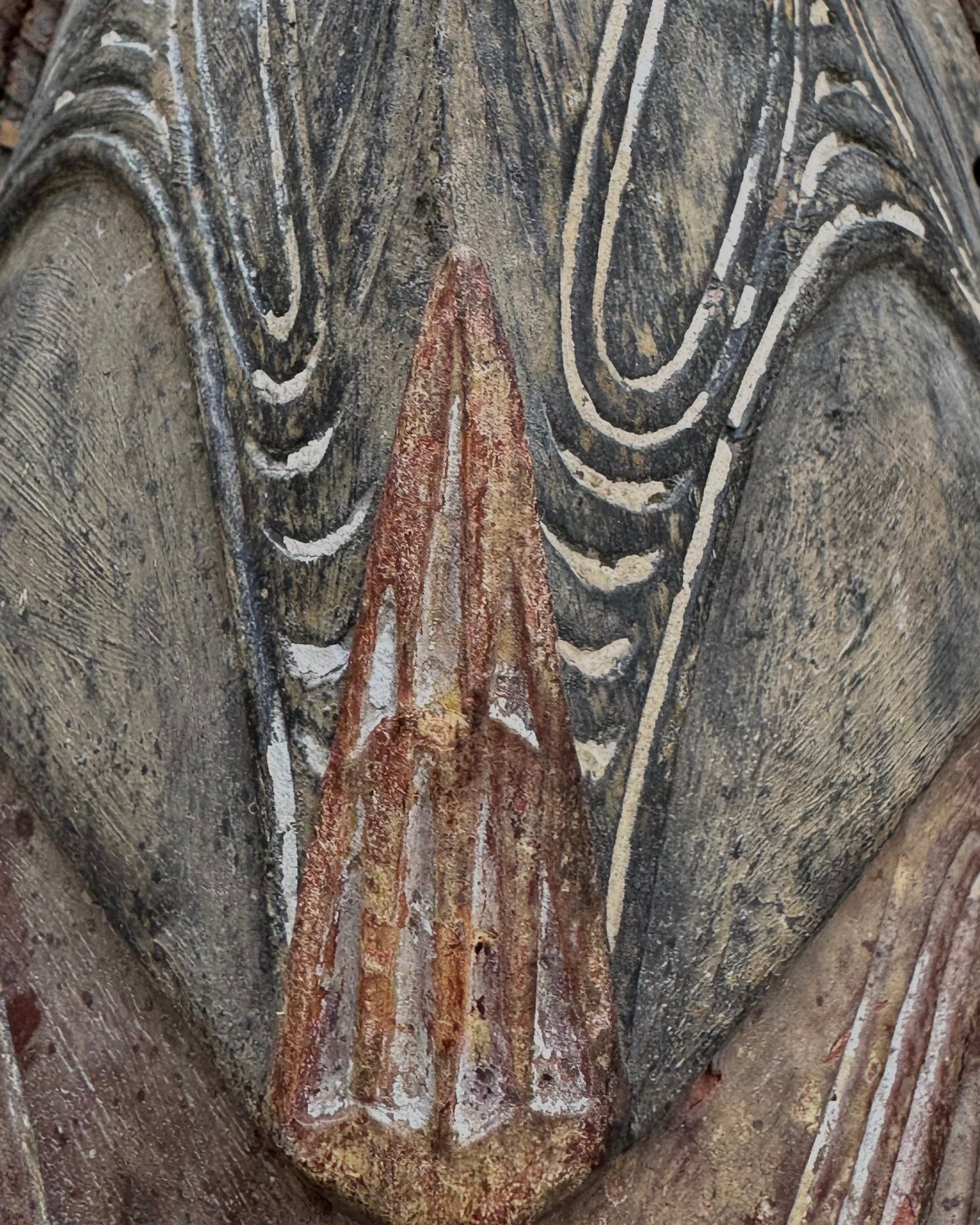 African Papua New Guinea Wooden Ceremonial Mask