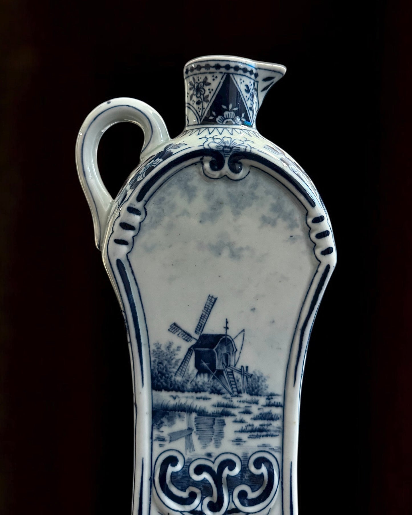 Early 20th Century Dutch Delft Blue Pitcher