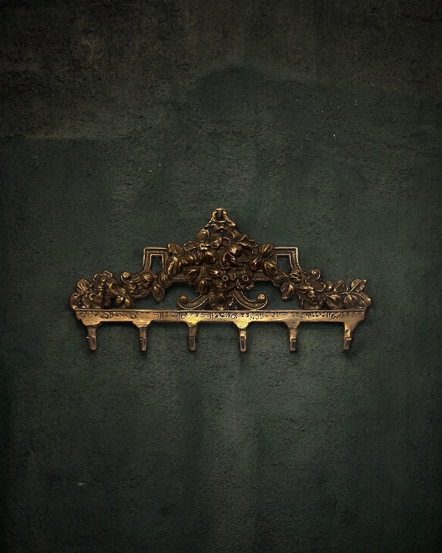Vintage Italian Brass Key Holder