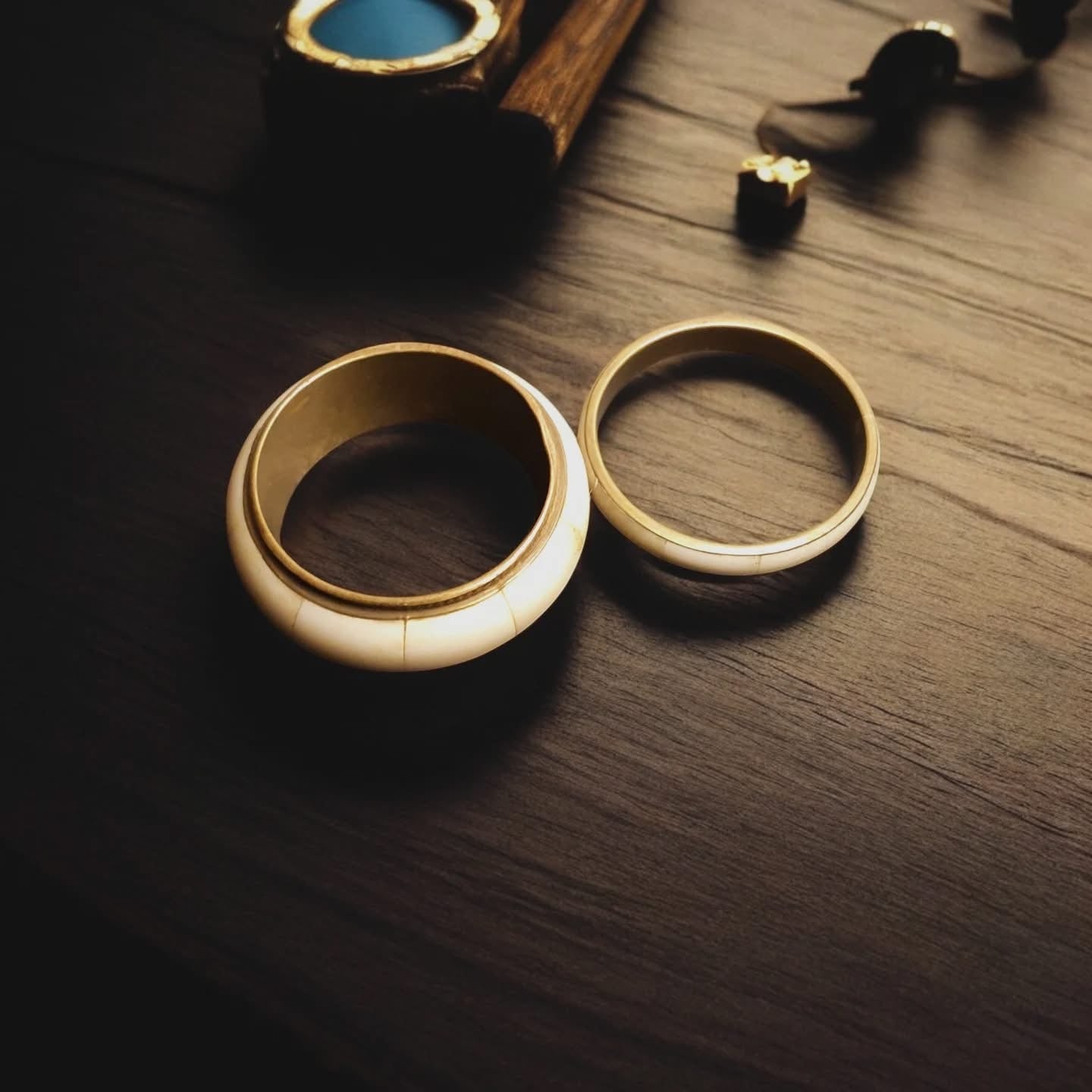 Brass and Bone - Ornamental Bracelets
