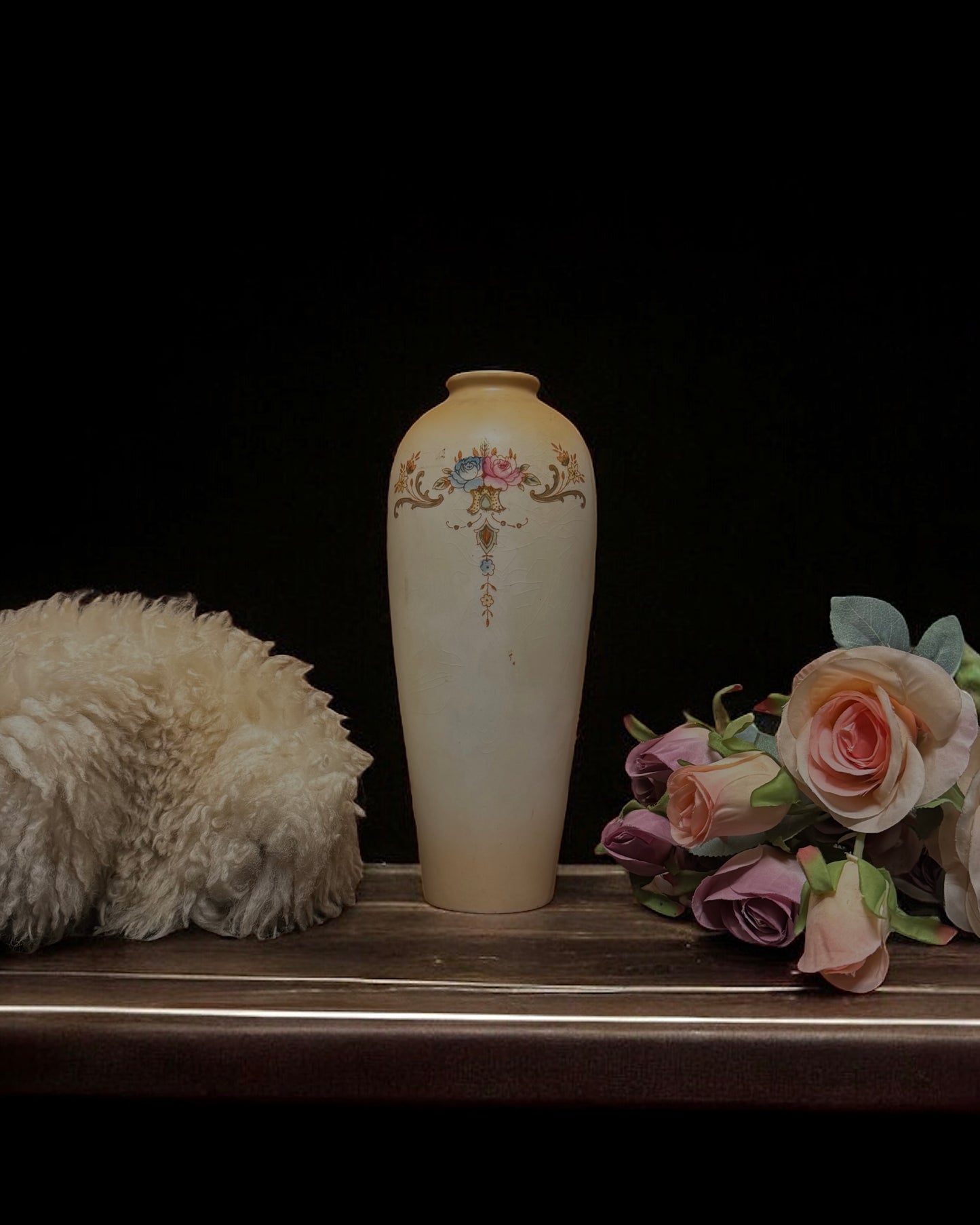 English Crown Devon “Perth” Pattern Vase, Fielding & Co., Stoke-on-Trent, circa 1913-14