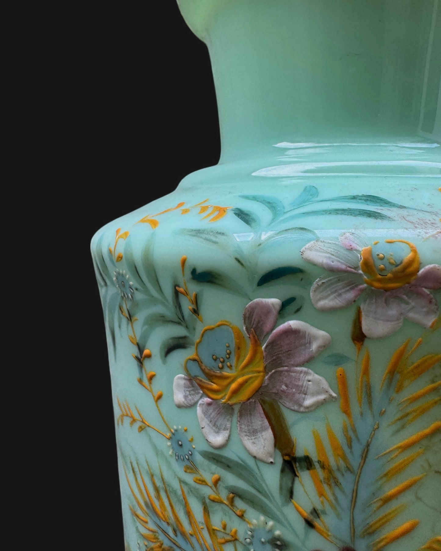 19th Century Victorian Opaline Vase