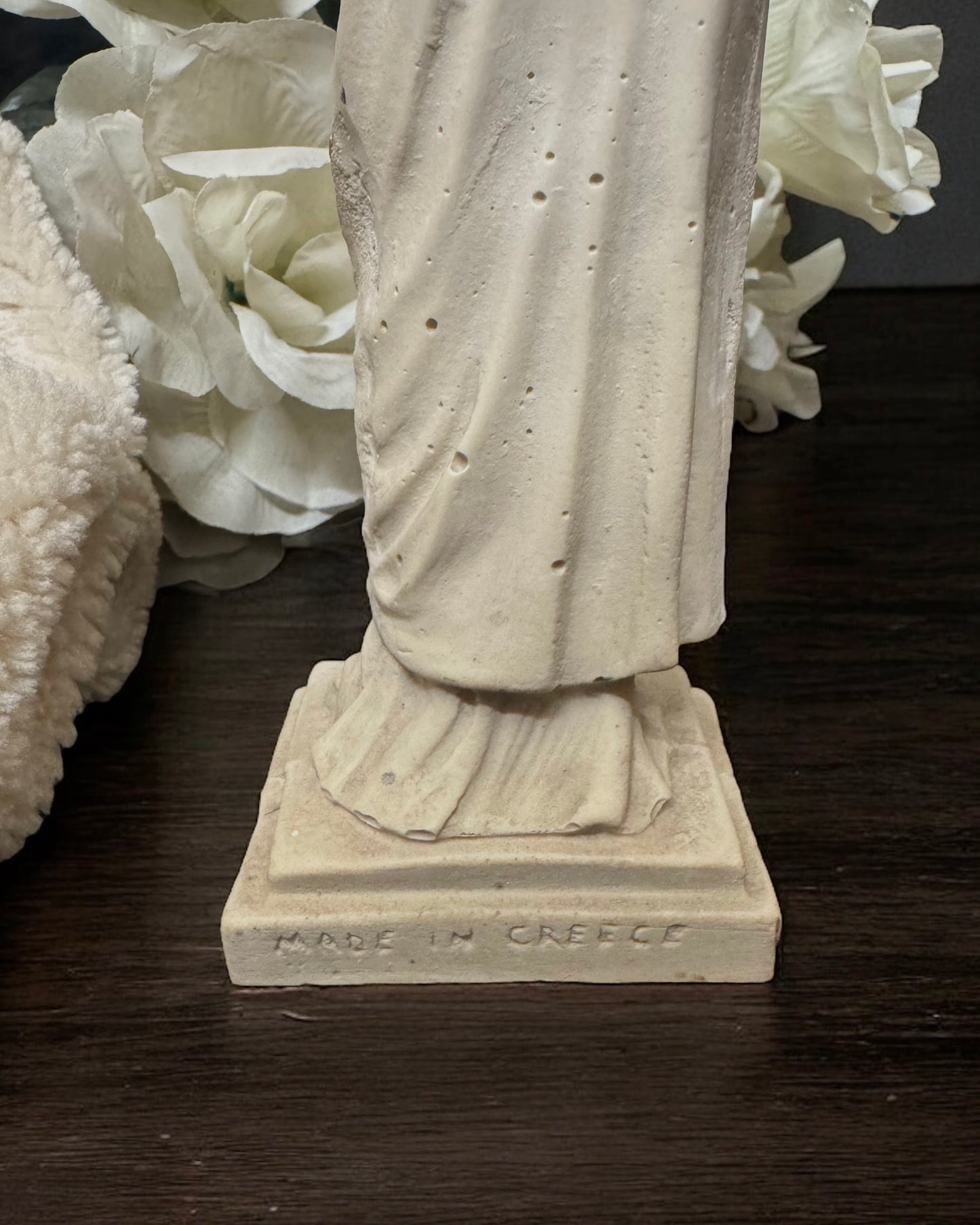 Venus Victrix - Vintage Greek Composite Alabaster Figurine (Marked “TANARPA”)