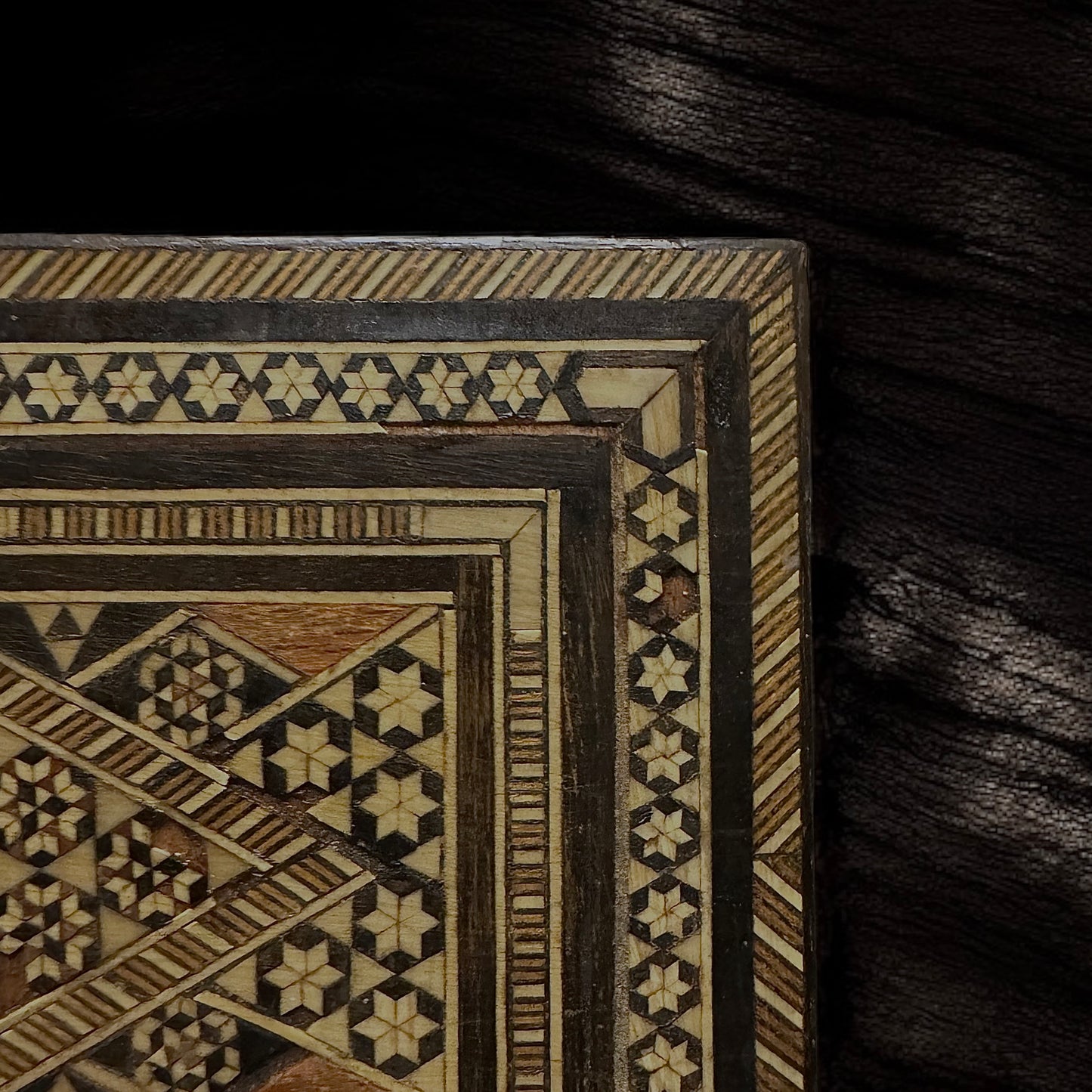 Antique Persian Khatamkari Box