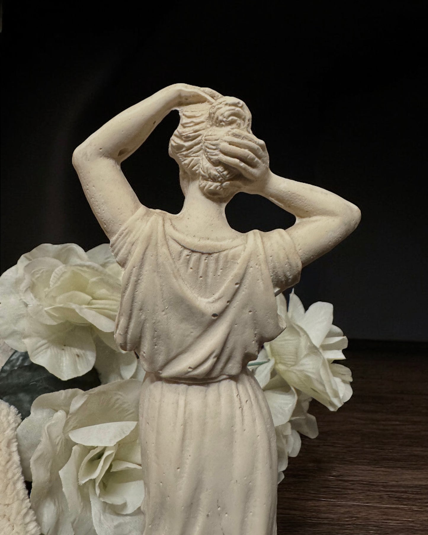 Venus Victrix - Vintage Greek Composite Alabaster Figurine (Marked “TANARPA”)