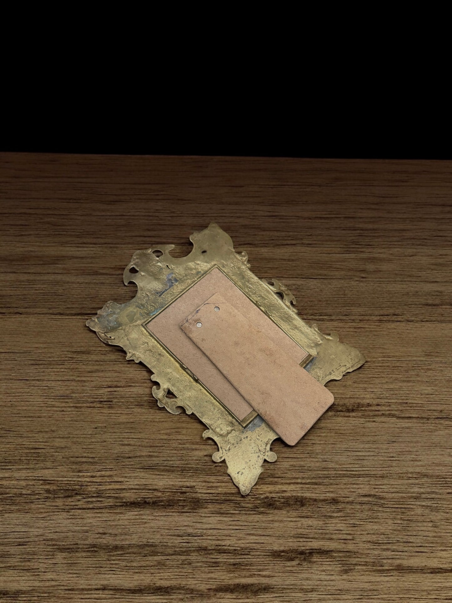 19th-century Victorian Brass Photo Frame