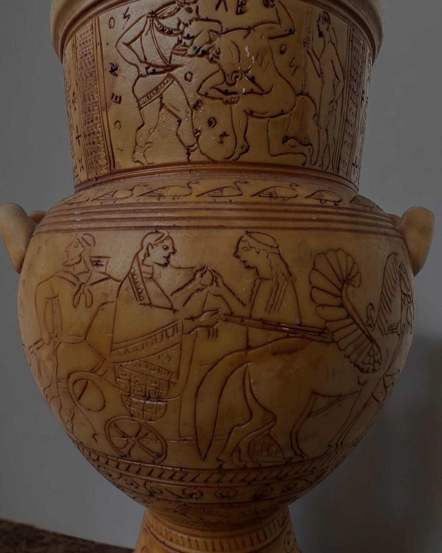 Vintage Resin Greek Vase