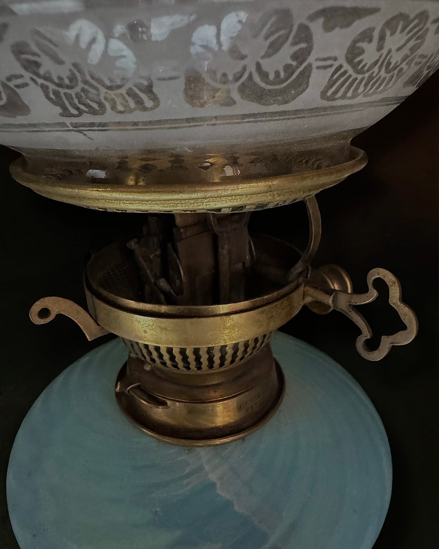 Antique Hinks & Sons Patent British Oil Lamp (circa 1870-1885)