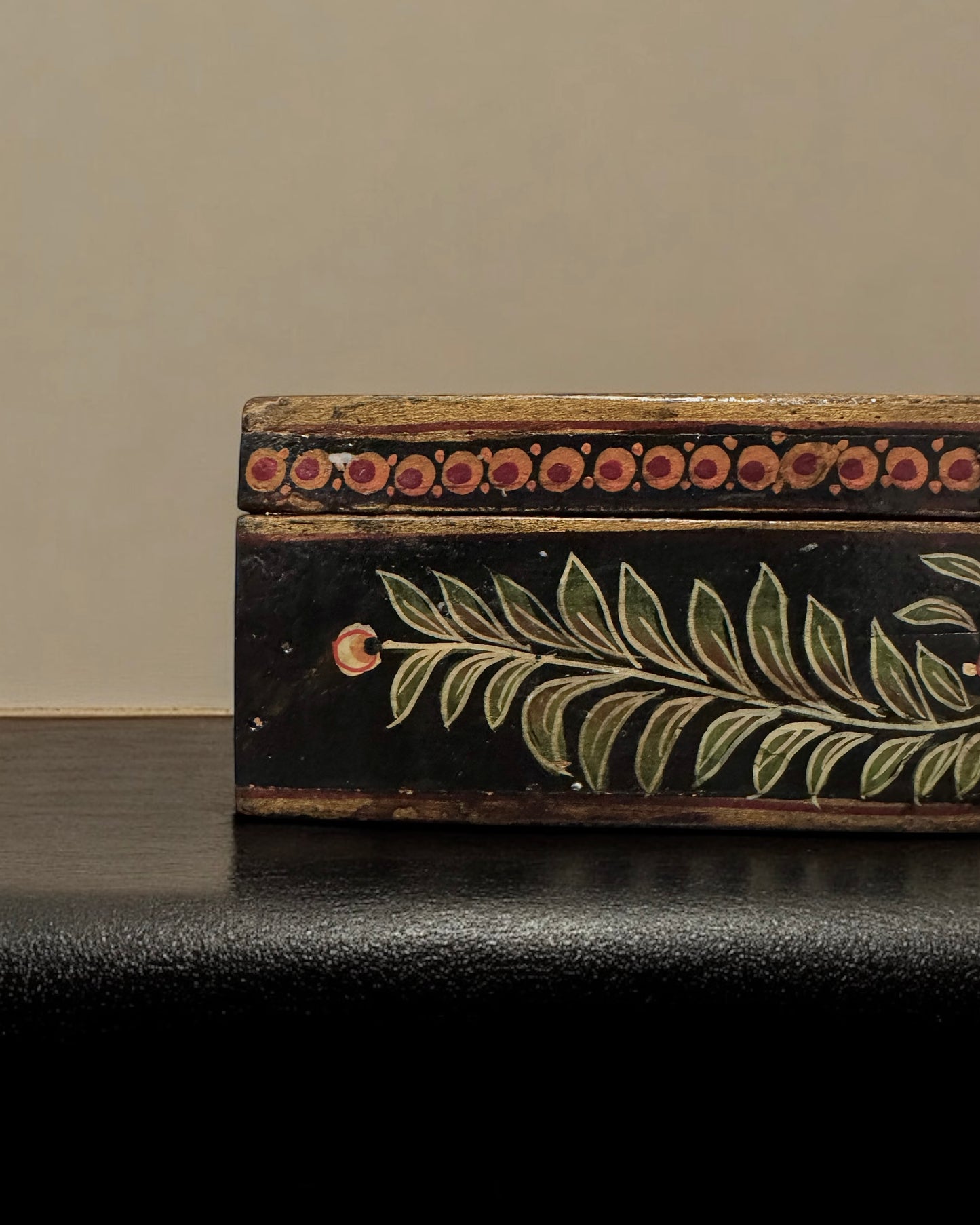 Hand-painted Wooden Box