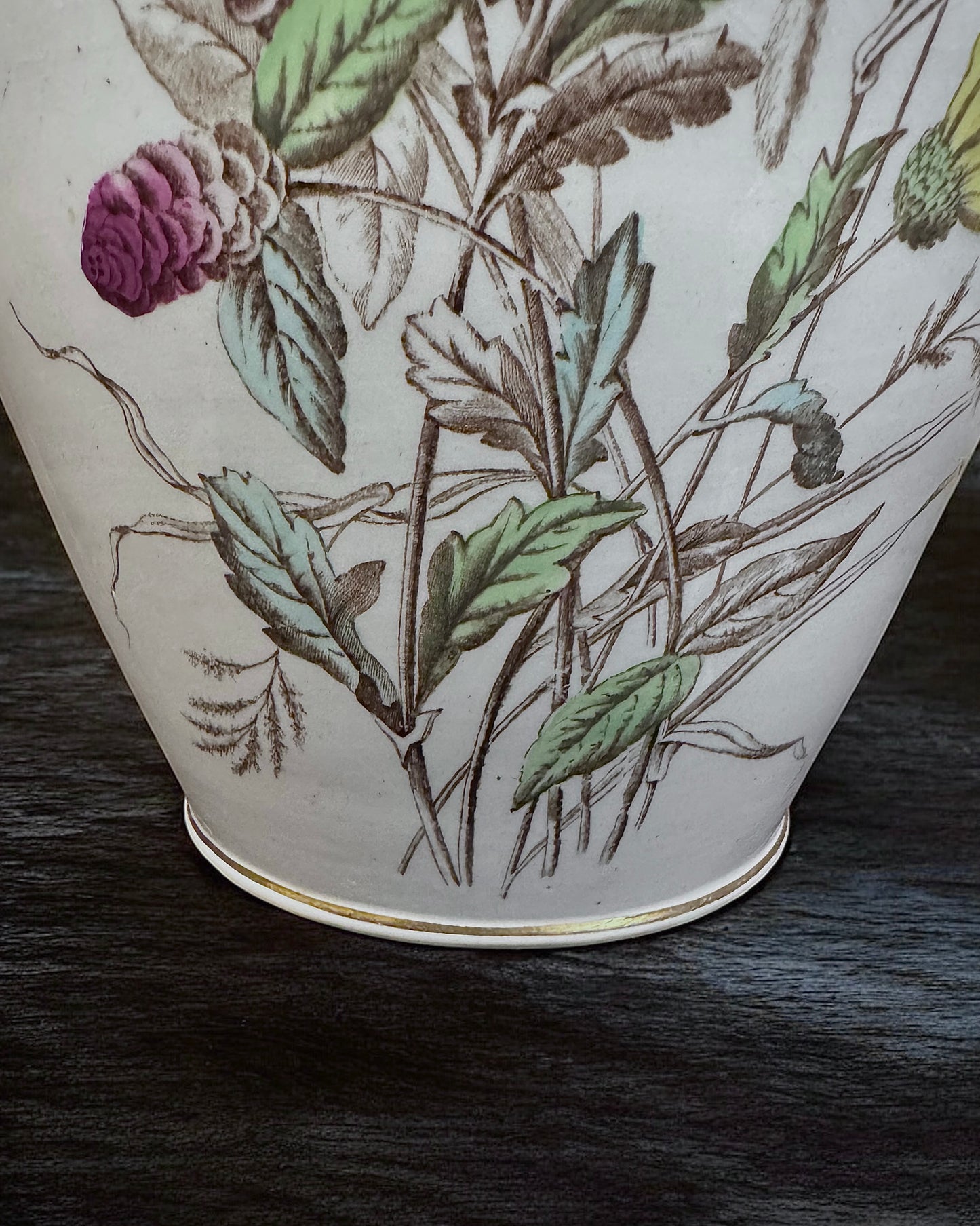 19th Century Victorian Staffordshire Jug - Edwards & Sons, Vernal Pattern