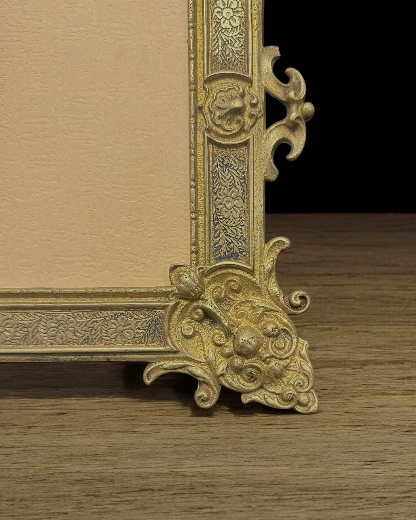 19th-century Victorian Brass Photo Frame