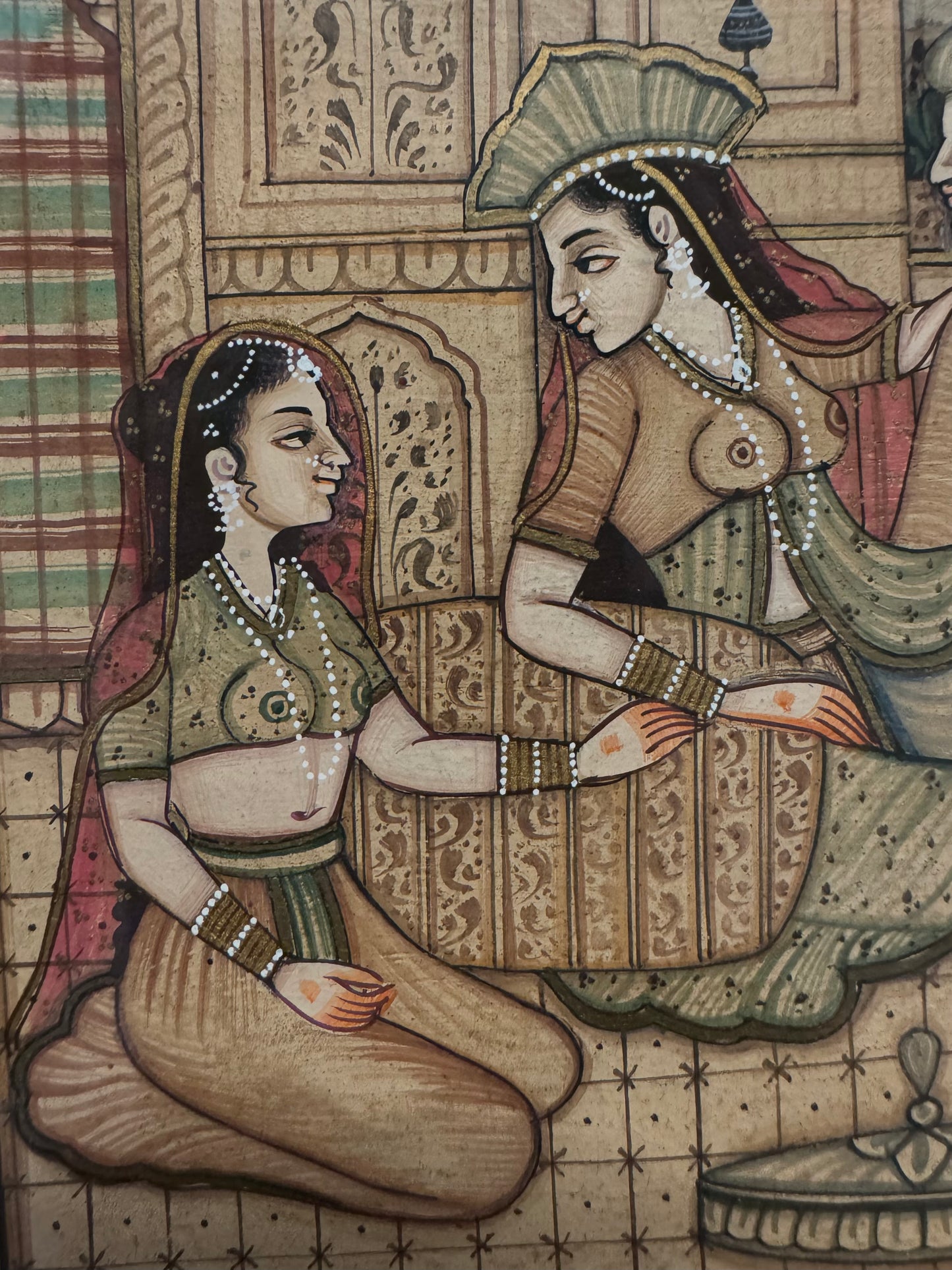 Indian Mughal Style Miniature Painting