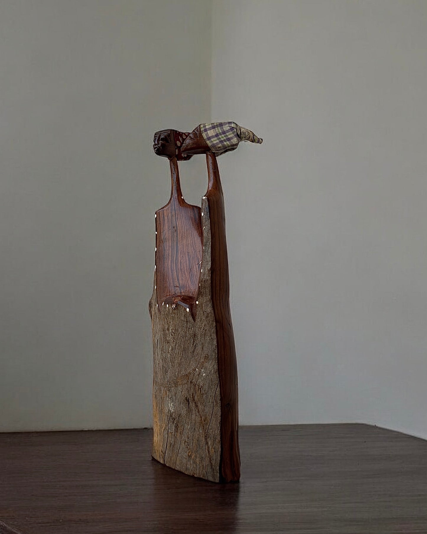 Hand Carved African Makonde Unity Sculpture