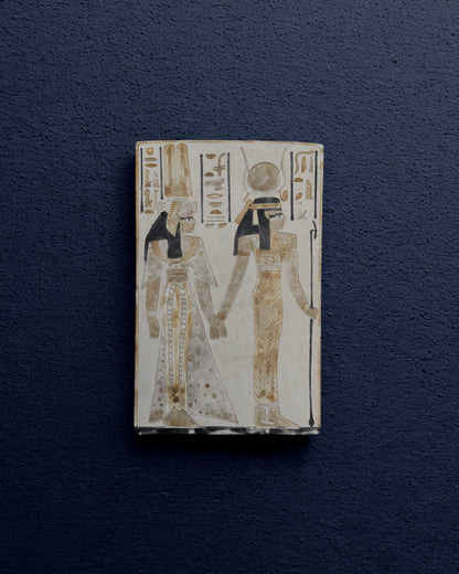 Carved Egyptian Ceramic Plaque