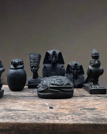 Egyptian Gypsum Figures