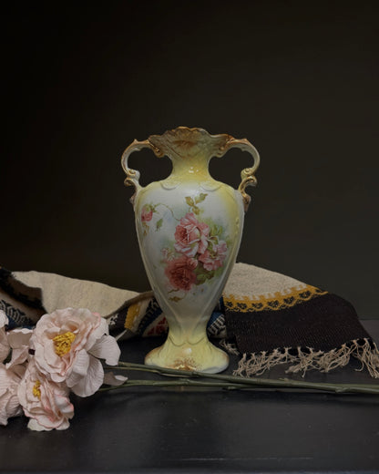 Late Victorian to Edwardian English Earthenware Trophy Vase (circa 1890–1910)