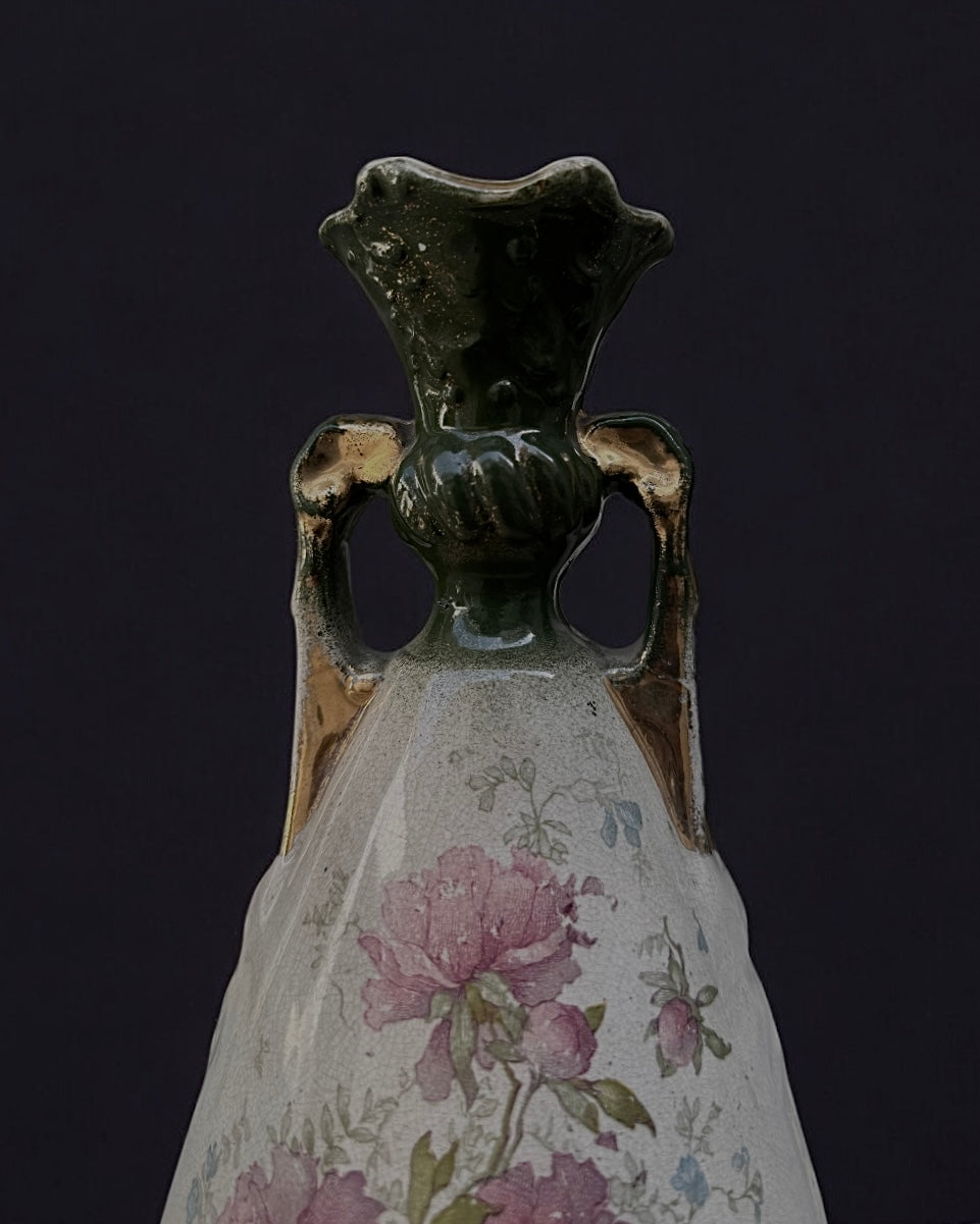 19th-century Victorian European Mantel Vase, c.1850-1880.