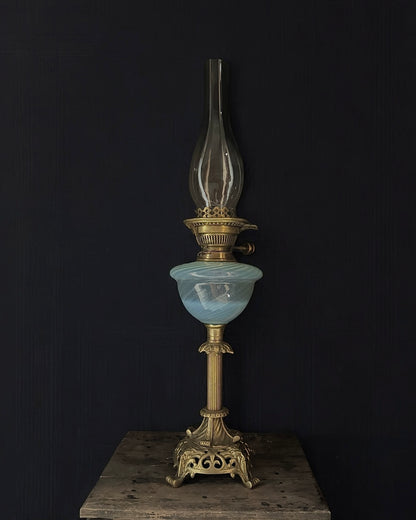 Antique Hinks & Sons Patent British Oil Lamp (circa 1870-1885)