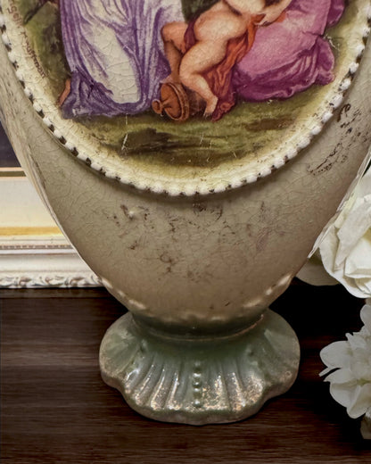Victorian Stoneware Vase, Second Half of the 19th Century, England.