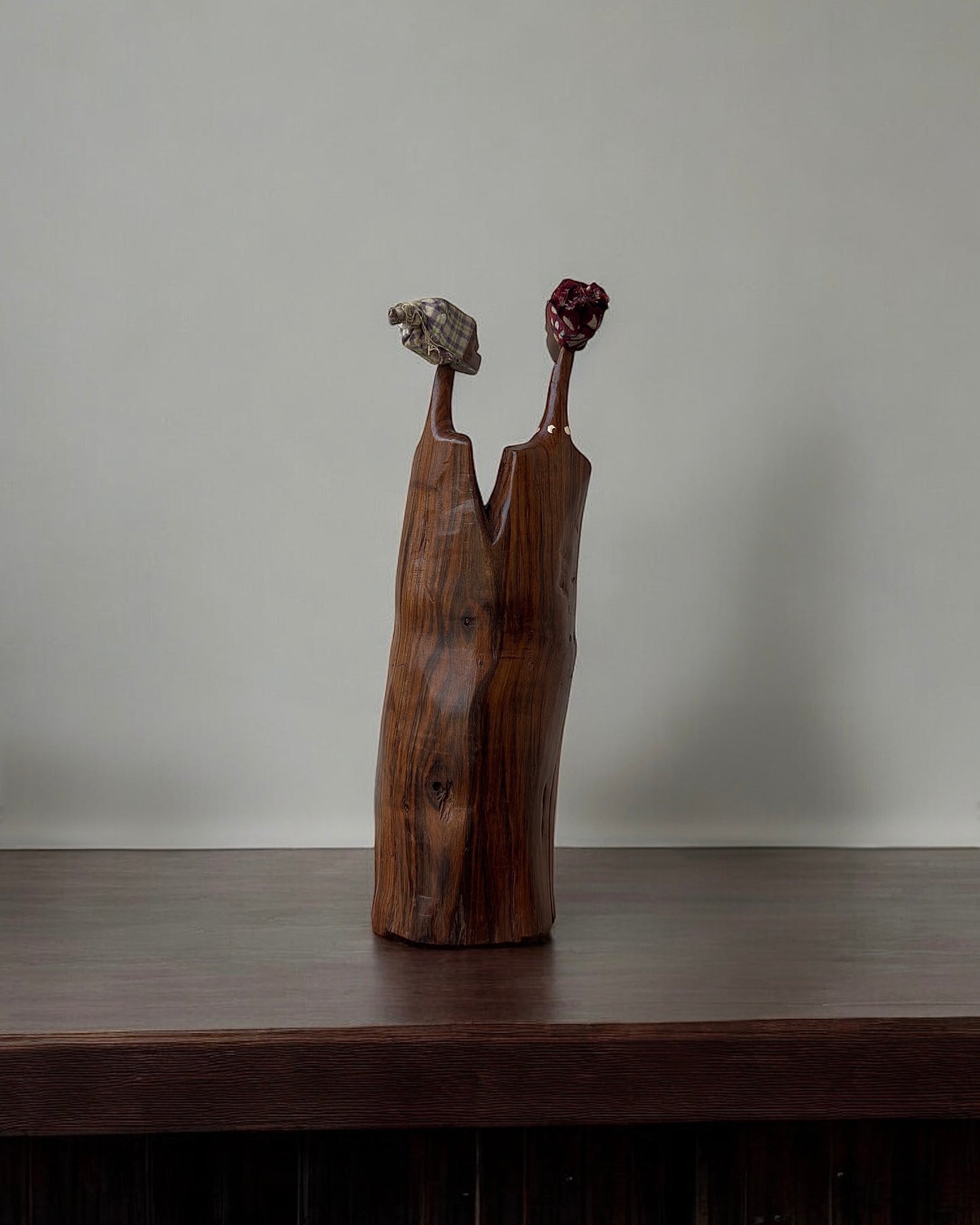 Hand Carved African Makonde Unity Sculpture