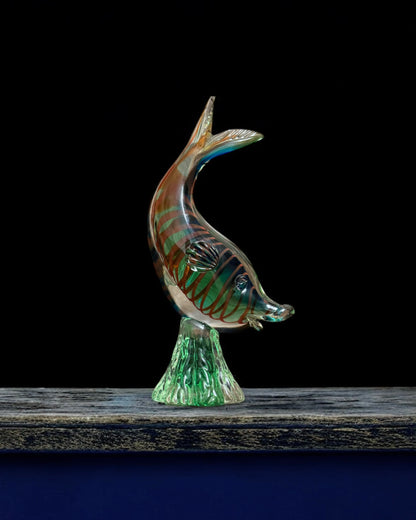Handblown Italian Murano Art Glass Fish Figurine, Mid-Century (1950–1980)