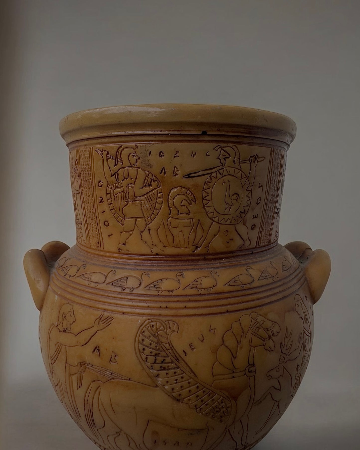 Vintage Resin Greek Vase