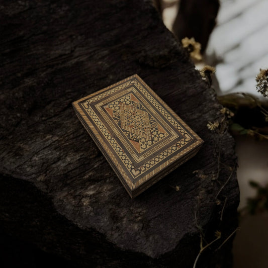 Antique Persian Khatamkari Box