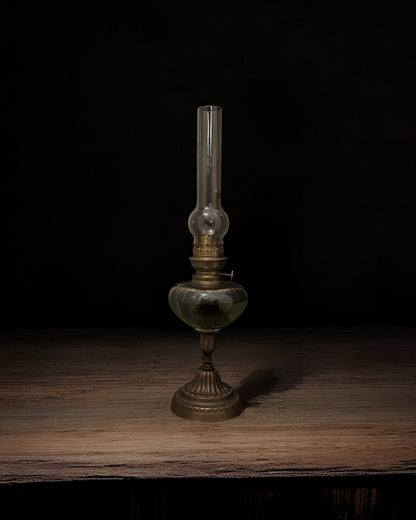 Early 20th Century British Kerosene Lamp