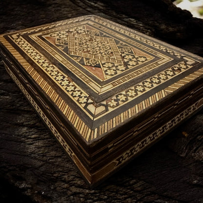 Antique Persian Khatamkari Box