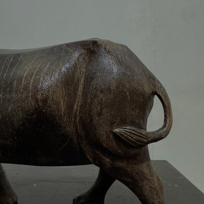 Rhinoceros - Wood Carving