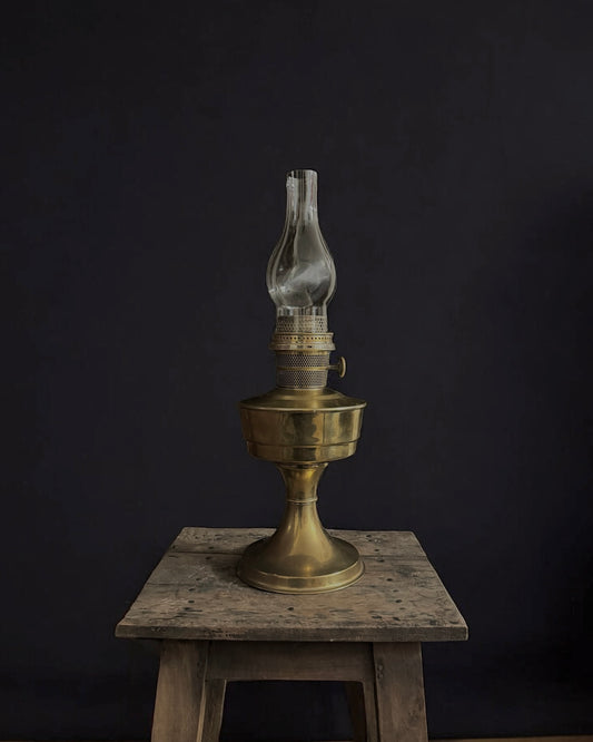 British Kerosene Oil Lamp - Super Aladdin, circa 1930-1940