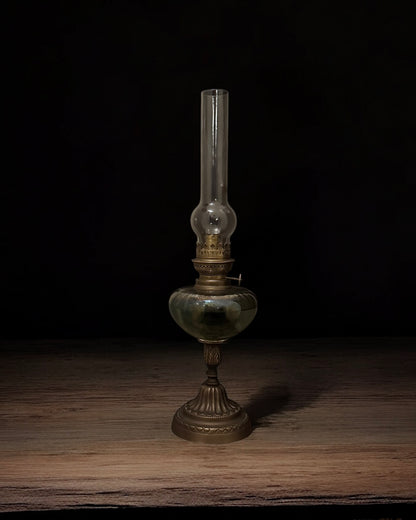 Early 20th Century British Kerosene Lamp
