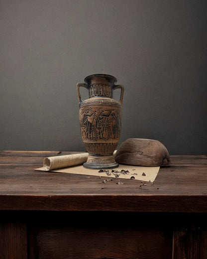 Vintage Bay Keramik “Greek Revival” Vase - West Germany (c. 1950s-1970s)