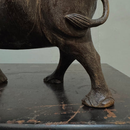 Rhinoceros - Wood Carving