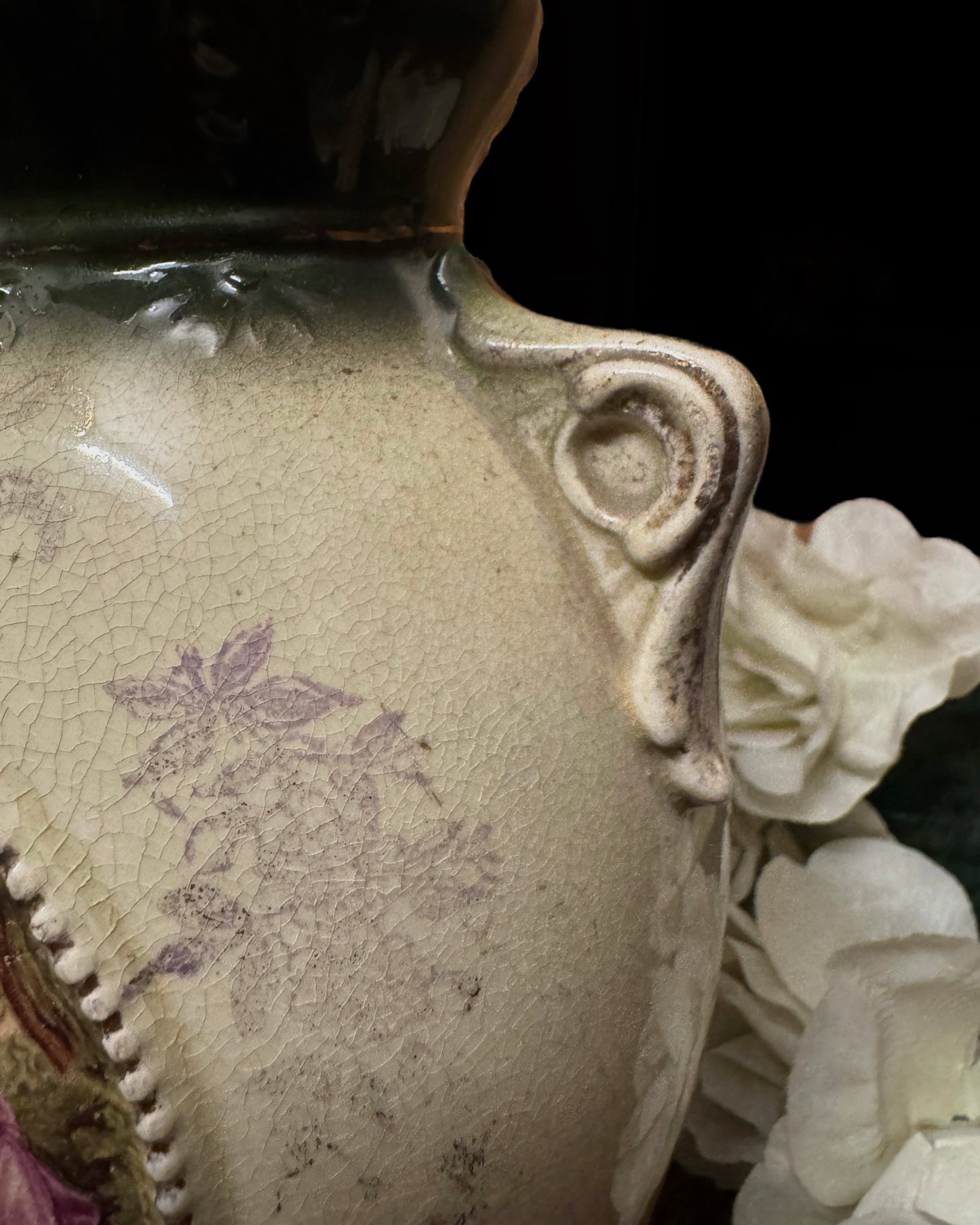 Victorian Stoneware Vase, Second Half of the 19th Century, England.