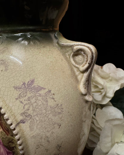 Victorian Stoneware Vase, Second Half of the 19th Century, England.