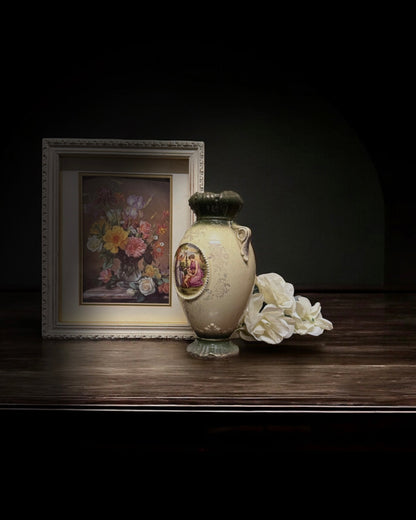 Victorian Stoneware Vase, Second Half of the 19th Century, England.