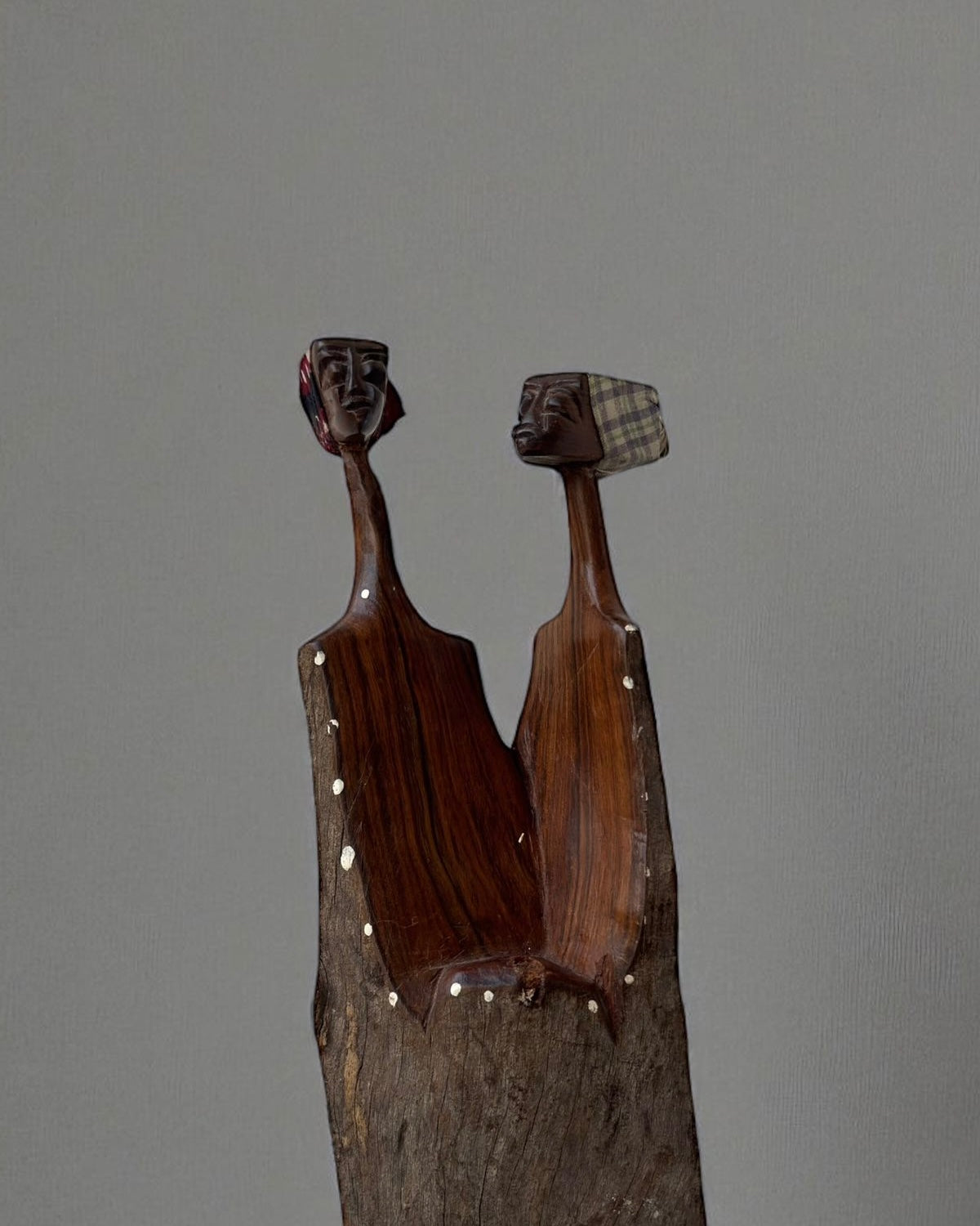 Hand Carved African Makonde Unity Sculpture