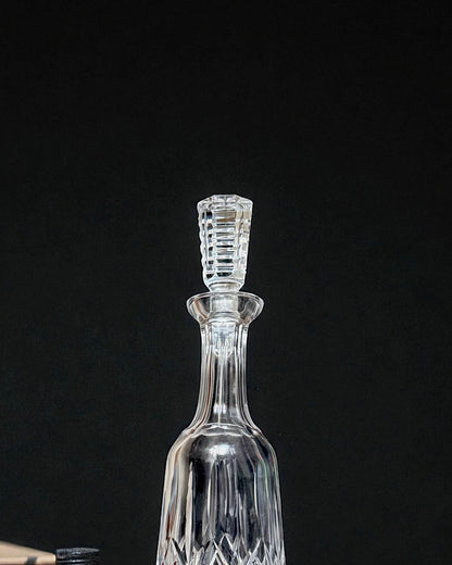 Vintage Hand-Cut Crystal Decanter